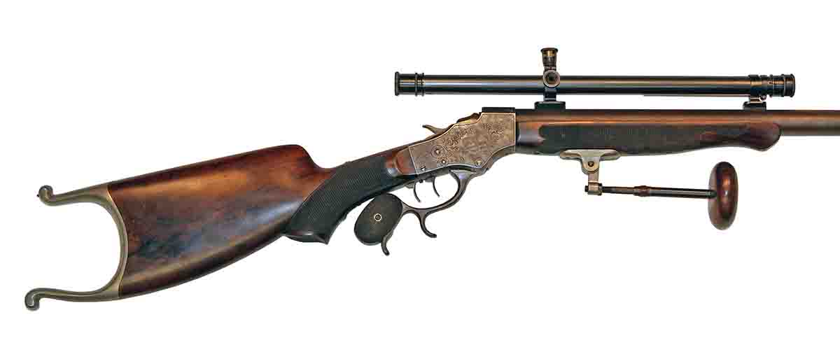 Michael Dorrler’s Stevens-Pope .22 Schuetzen rifle.